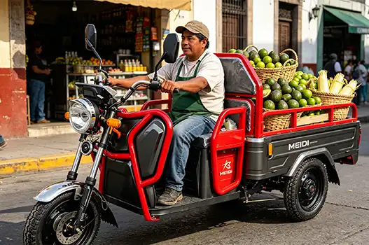 What are the benefits of a lightweight electric cargo trike for seniors?